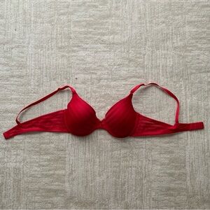Maidenform Vibrant Red Stripe Underwire Bra 38B